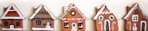 gingerbread house hanging decorations