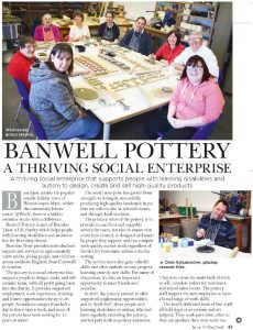 Banwell Pottery features in ClayCraft magazine